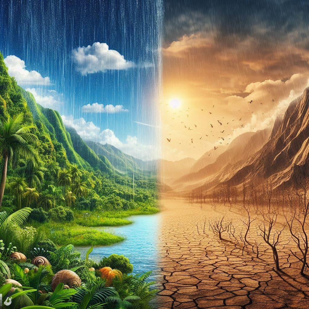 Contrasting climates, lush humidity and arid dryness, impacting scar care