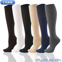 Load image into Gallery viewer, 1 Pair Compression Stockings for Men and Women