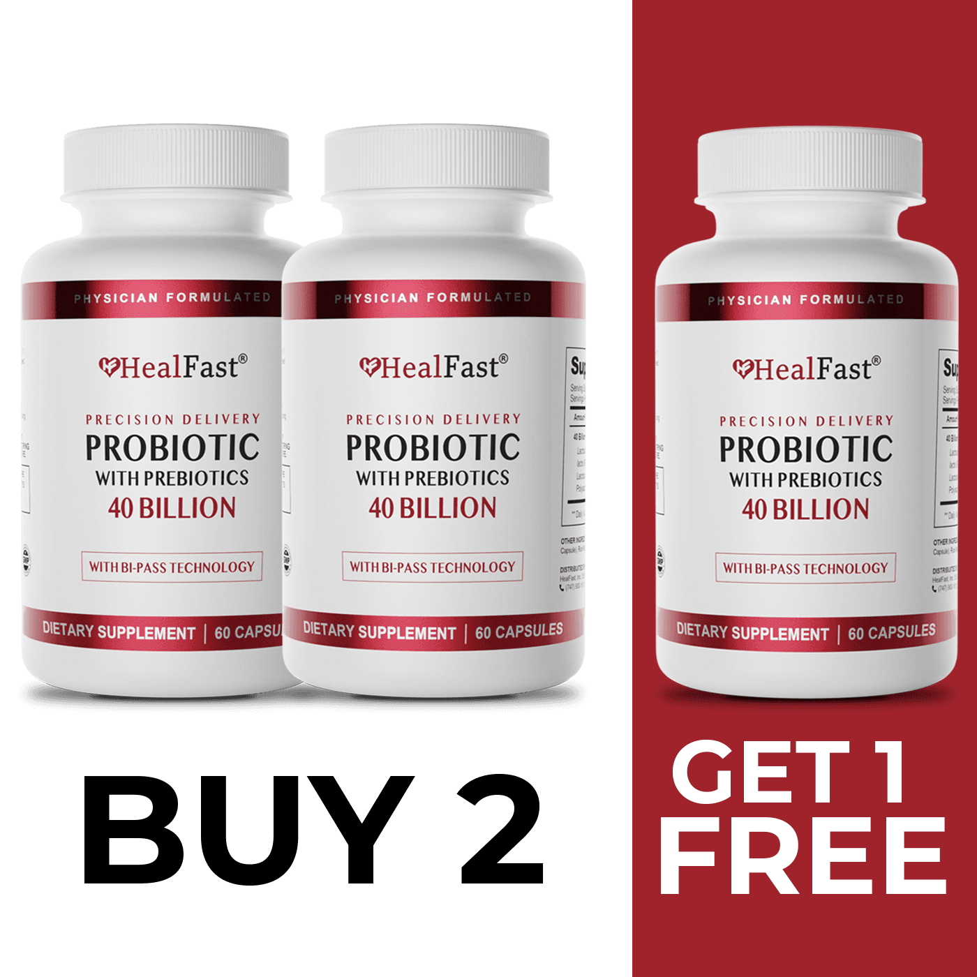 Probiotic 40 Billion CFU with Prebiotics WS