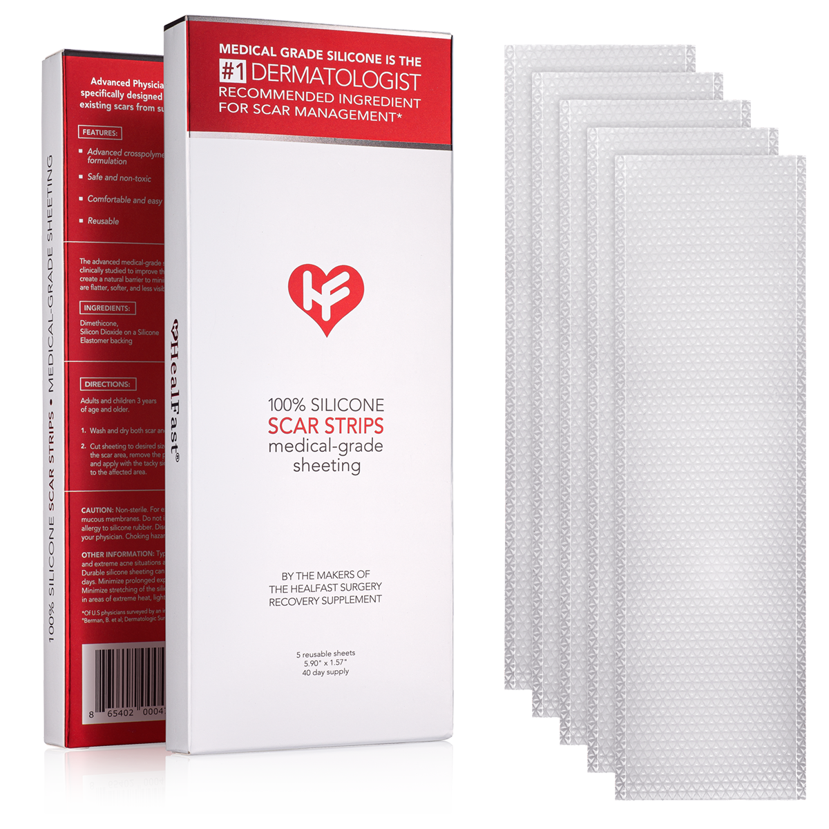 Medical Grade Scar Sheeting: Strips