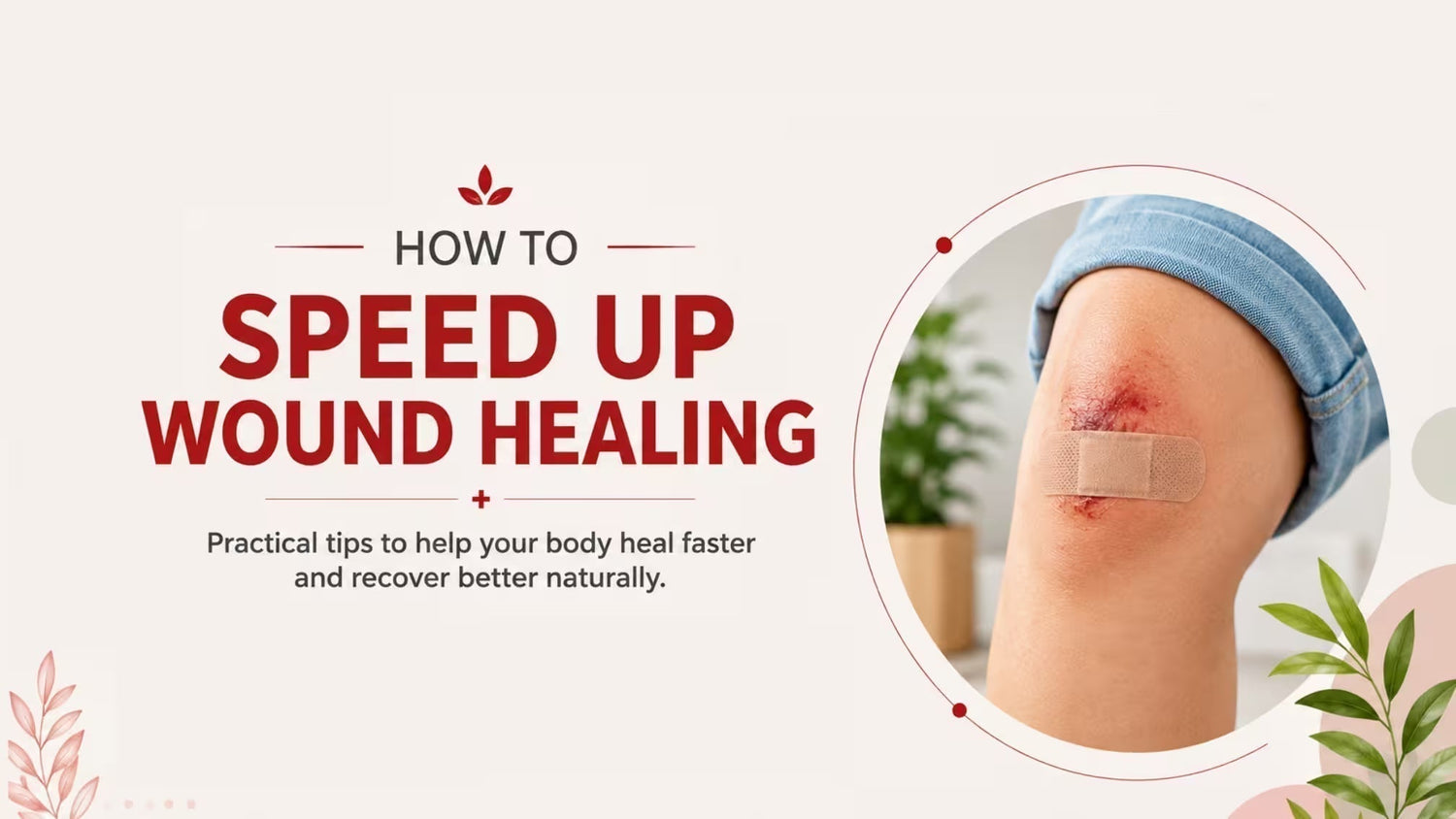 how to speed up wound healing