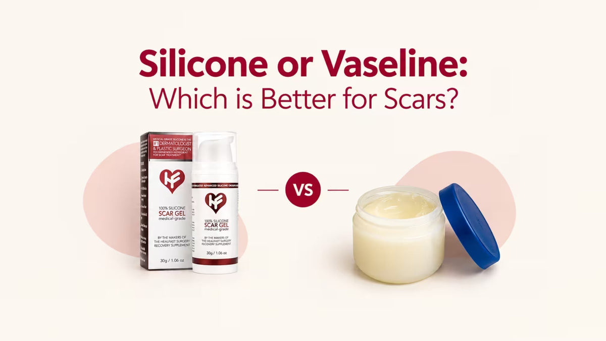 Silicone vs Vaseline for Scars