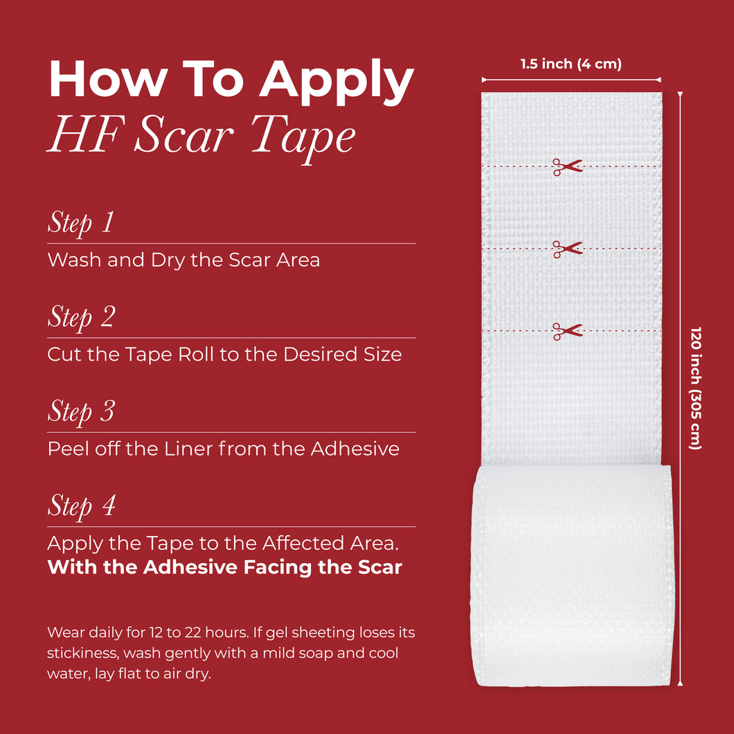 How to Apply HealFast Scar Tape