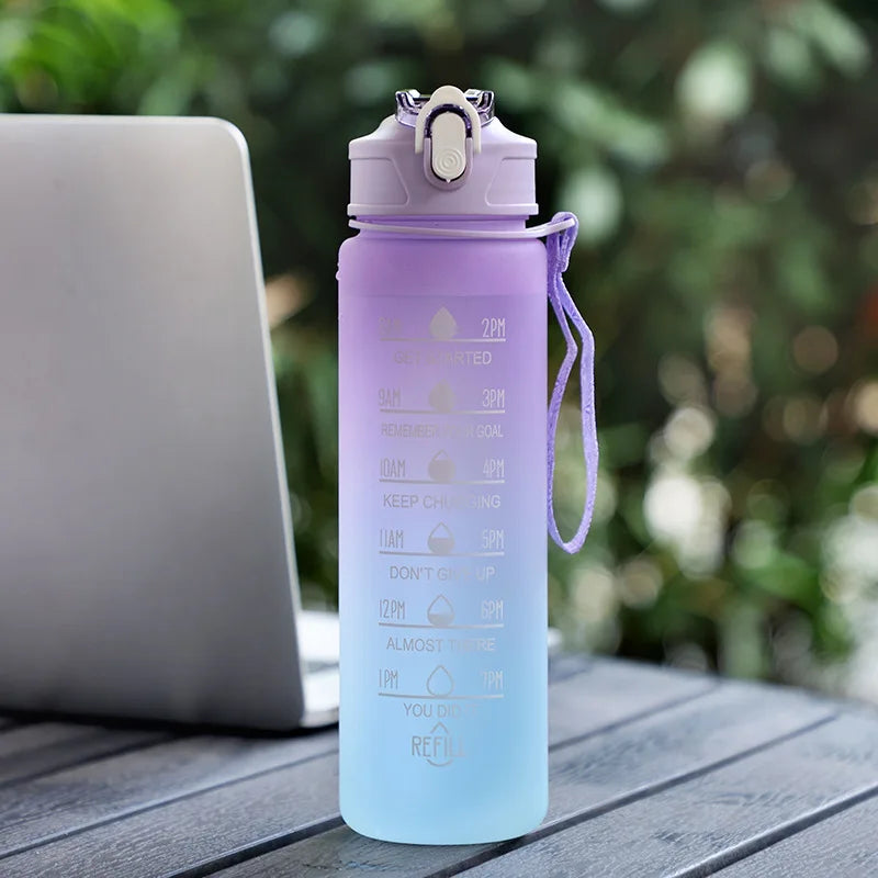 Motivational Water Bottle - 900 ml