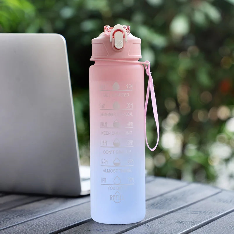 Motivational Water Bottle - 900 ml