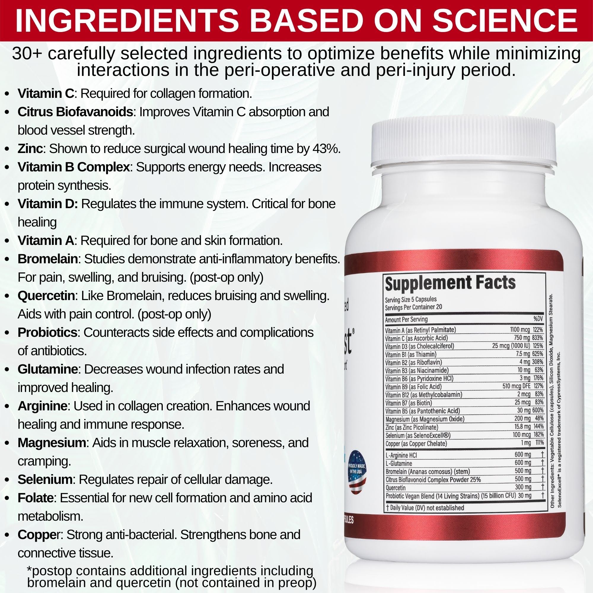 HealFast Complete Nutrition for Surgery & Injury Recovery