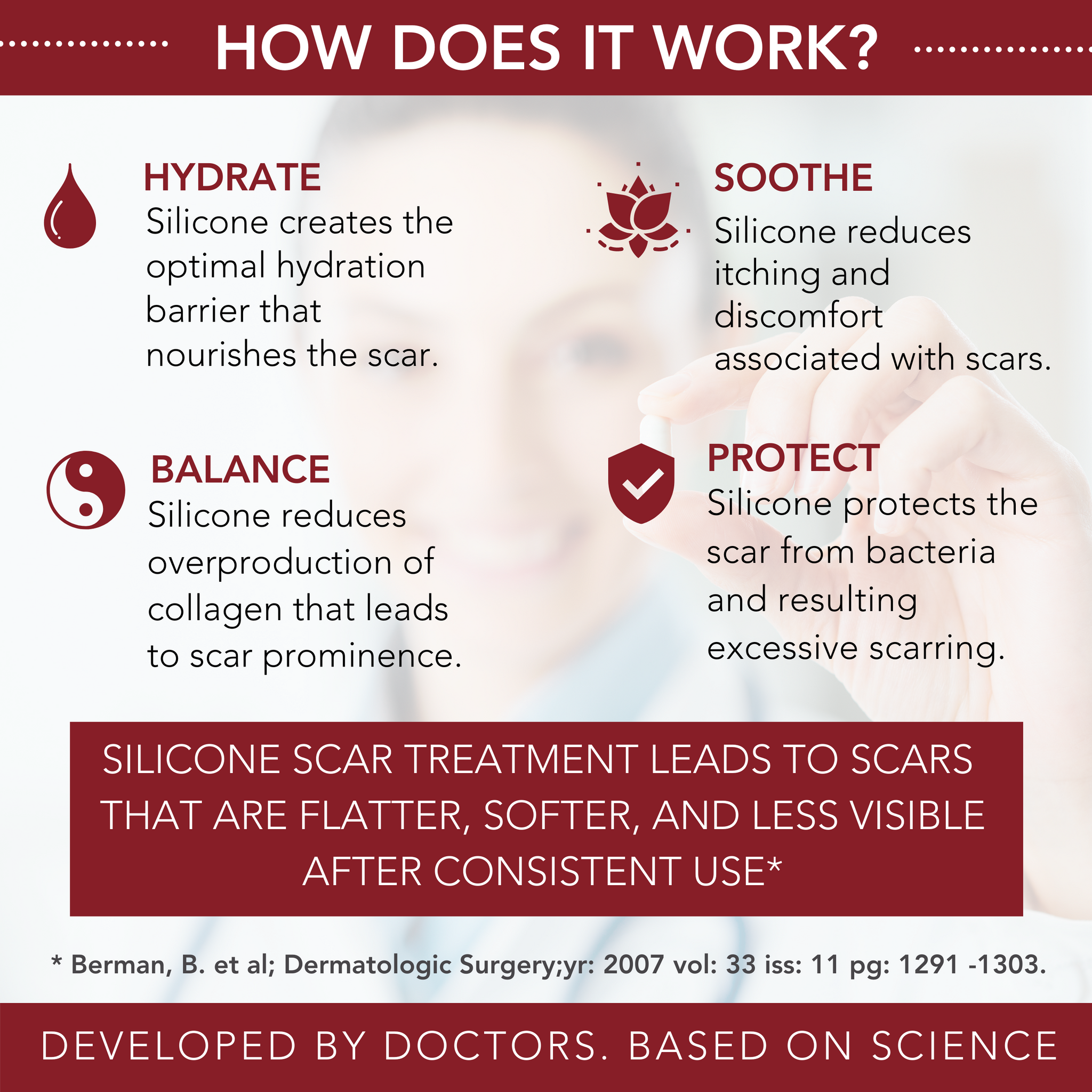 Silicone for skin: Uses, benefits, risks, and more